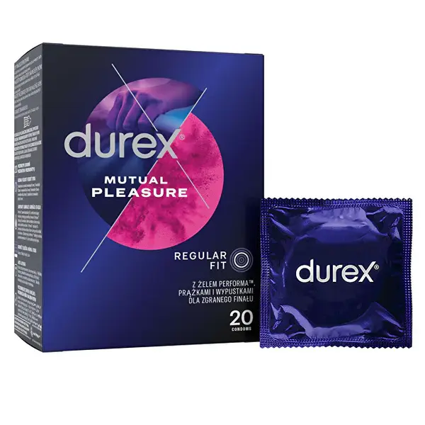 Durex Mutual Pleasure Preservatives 20 Pcs