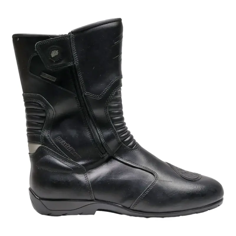 PROBIKER Biker Boots Black Leather Mens UK 10.5