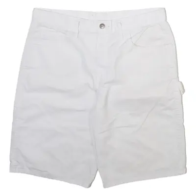 DICKIES Carpenter Mens Casual Shorts White M W32