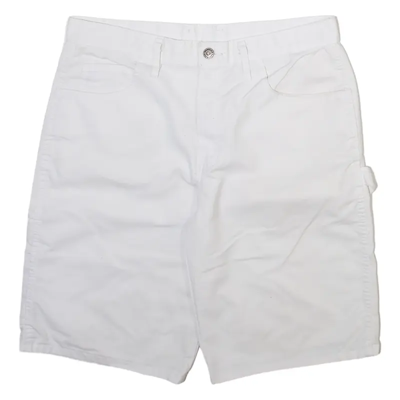 DICKIES Carpenter Mens Casual Shorts White M W32