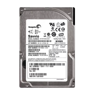 9Y4066-143 Seagate 73GB 3Gb/s SAS 10000 2.5-inch 8MB Hard Drive