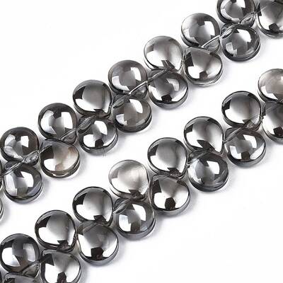 Electroplate Glass Beads Strand