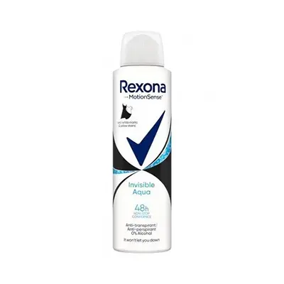 Rexona Spray Antitraspirante Motionsense Invisible Aqua 150 Ml