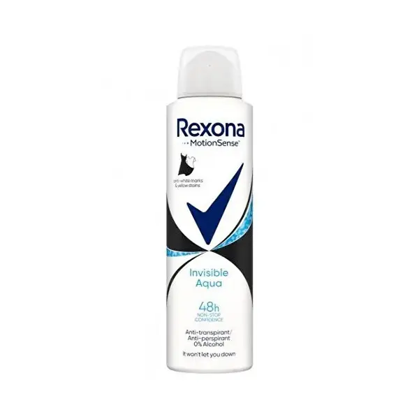 Rexona Spray Antitraspirante Motionsense Invisible Aqua 150 Ml