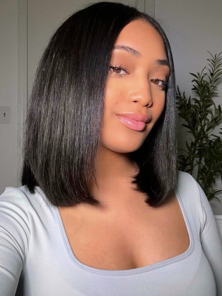 UNice BOGO Bye-Bye Knots Wig 7x5 Put On And Go Glueless Lace Bleached Knots Bob Wig 150% Density