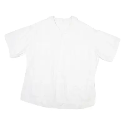Mens Plain Shirt White L