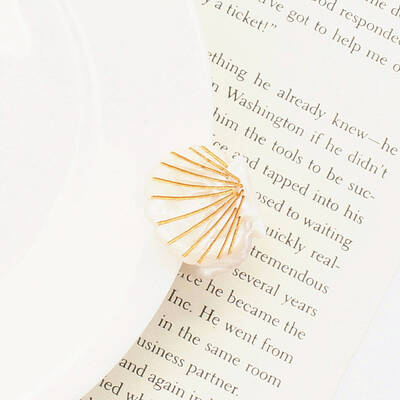 Cellulose Acetate(Resin) Shell Shape Hair Claw Clips