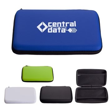 50 Customized Zippered Travel Case - Mesh Pockets