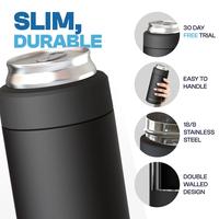 Universal Slim | Fits 12oz Slim Cans | 7.5oz Mini Cans | 7.5oz RedBull | Double Wall Insulated Drinkware