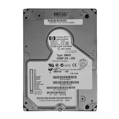 D7175-60000 HP 18.2GB Ultra-320 SCSI 10000 3.5-inch Hard Drive