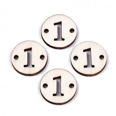 Unfinished Natural Poplar Wood Links Connectors