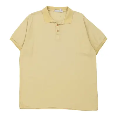 Patagonia Polo Shirt - Large Yellow Cotton