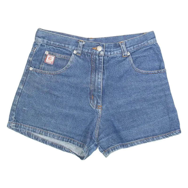 GLADISE SMITH Womens Denim Shorts Blue 90s M W30
