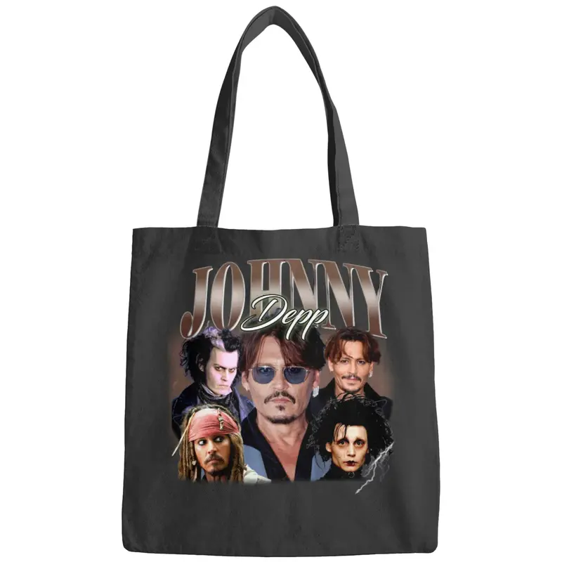 Justice Johnny Depp Vintage Bags, Pirate Johnny Depp Homage Bags, Johnny Depp Tees