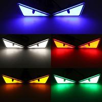 Car Devil Eye LED Light Demon Eyes LED Sign for Car LED Eye Car Lights Suitable for Cars and Jeep Trucks Motorcycle