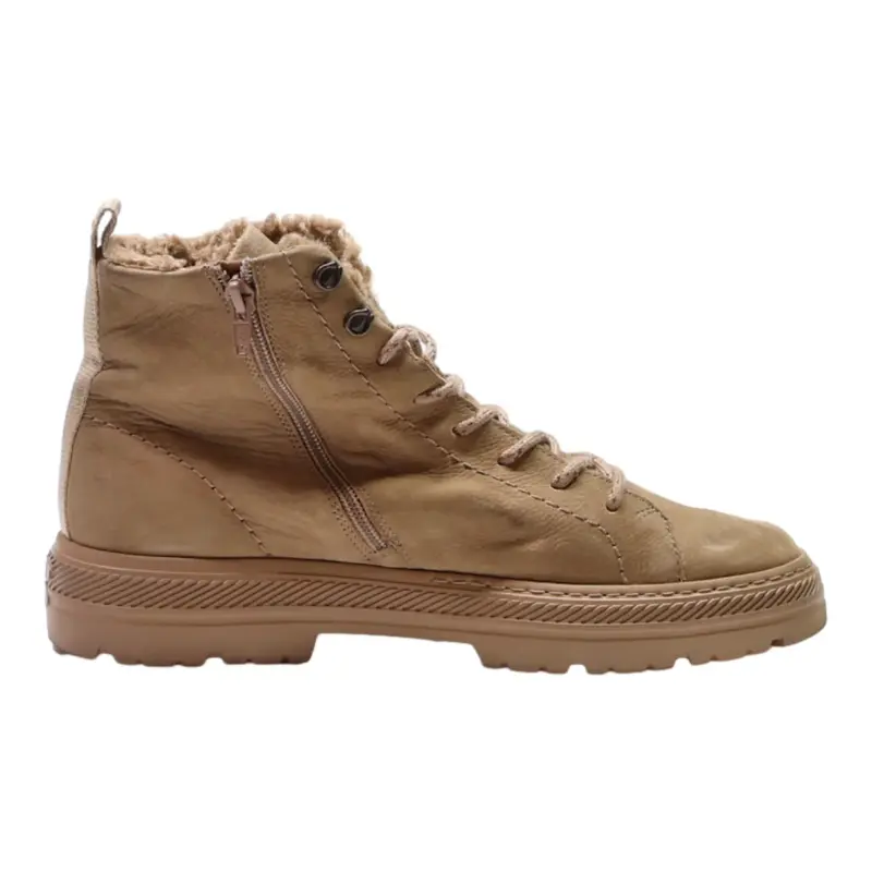 PJ Lace-Up Boots Brown Leather Mens UK 7