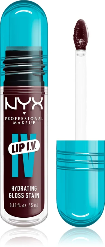 NYX Professional Makeup Lip IV long-lasting lip gloss with a moisturizing effect, color 14 - MAUVE N MOIST 5 ml