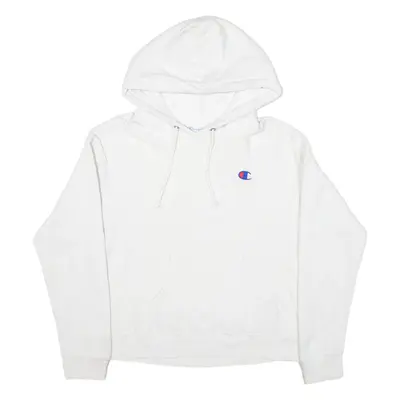 CHAMPION REVERSE WEAVE Womens White Hoodie S
