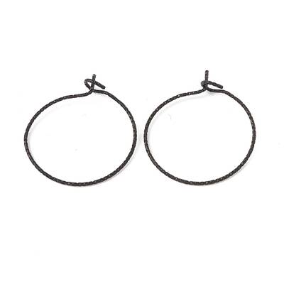 Ion Plating(IP) 316 Surgical Stainless Steel Hoop Earrings Findings