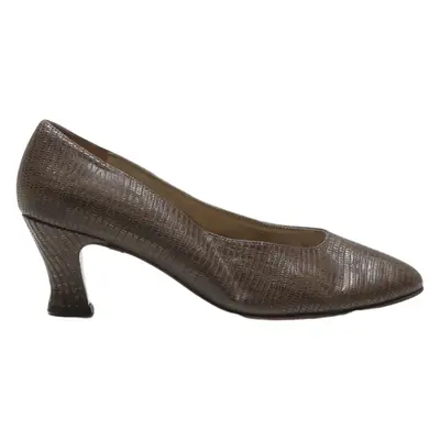 THOMAS WALLACE Pump Heels Brown Leather Womens UK 7