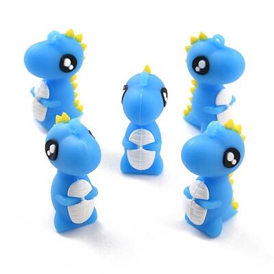 PVC Cartoon Dinosaur Pendants
