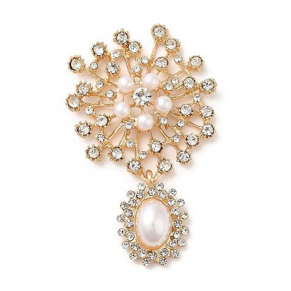 Zinc Alloy Rhinestone Pendants