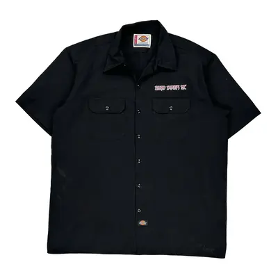 Road Doggs California Dickies Graphic Short Sleeve Shirt - XL Black Polyester Blend