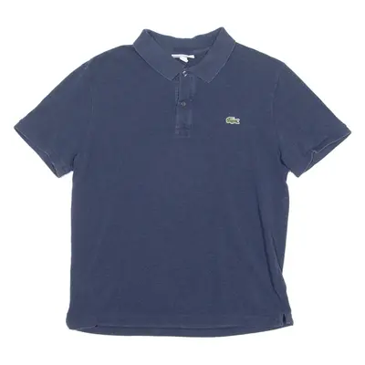 LACOSTE Slim Fit Mens Polo Shirt Blue L