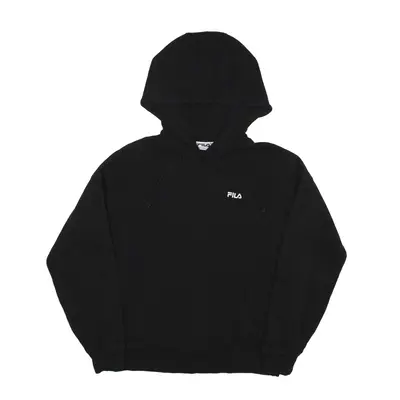 FILA Hoodie Black Pullover Mens S