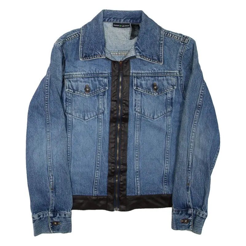 DKNY Womens Denim Jacket Blue XS
