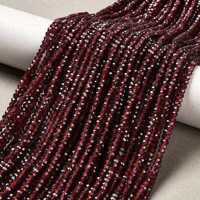 Natural Garnet Beads Strands