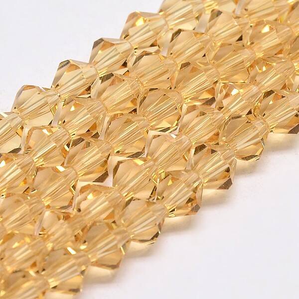 Transparent Glass Beads Strands