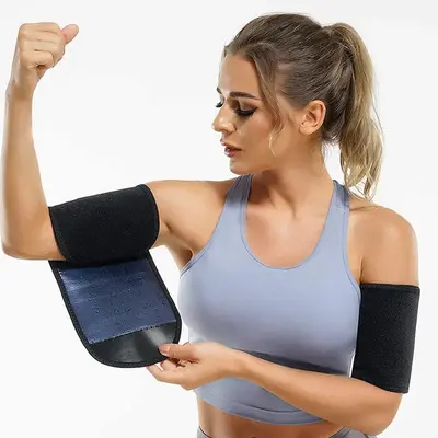 1 Pair Women's Sports Sweating Arm Sleeve, Sporty Armbands, Indoor Outdoor Sporty Accessories