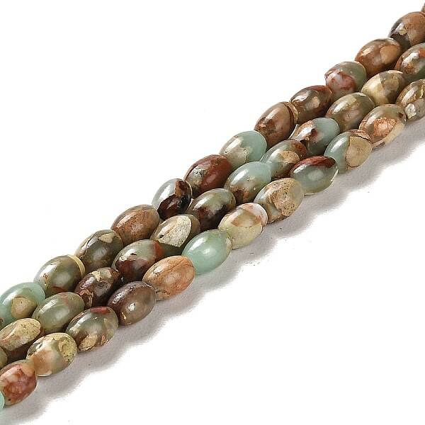 Natural Aqua Terra Jasper  Beads Strands