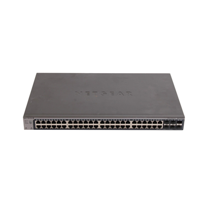 Netgear GS752TS | ProSafe 48 x Ports 10/100/1000Base-T + 2 x Ports Combo SFP + 4 x Ports SFP Layer 3 Managed 1U Rack-mountabl...