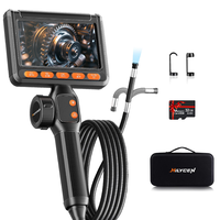 Main Industrial Endoscope Camera 360 Rotatable Two-Way with 32GB Card, 3 Adjustable Lights, 5.5FT Cable, 4.3inch LCD Scr