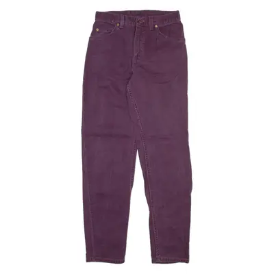 LEVI'S 950 Orange Tab Womens Jeans Purple Relaxed Tapered 90s W26 L31