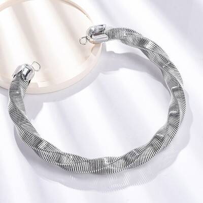 14mm Twist Iron Chain Necklaces