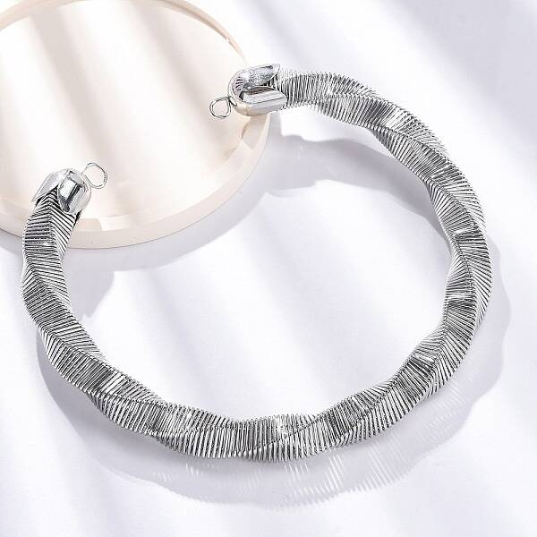 14mm Twist Iron Chain Necklaces
