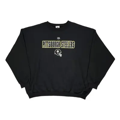 Pittsburgh Steelers Nfl Nfl Sweatshirt - 2XL Black Cotton Blend