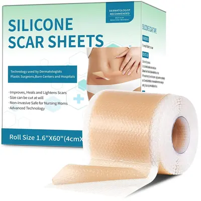 Buy 1 Get 1 free gift,PUMKOT #1 Professional Silicone Scar Sheets king- Scars Removal Treatment-Anti-Aging, Dark Spot,Anti-Ag...