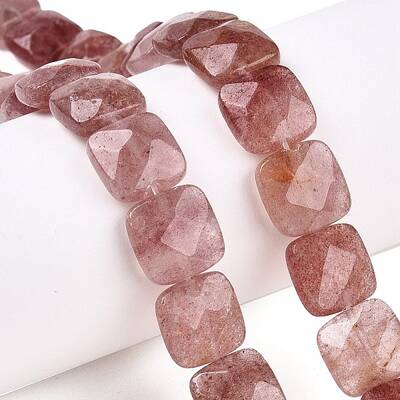 Natural Strawberry Quartz Beads Strands