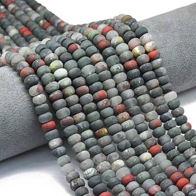 Natural African Bloodstone Beads Strands