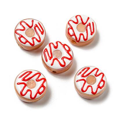 Handmade Lampwork Enamel Beads Strands