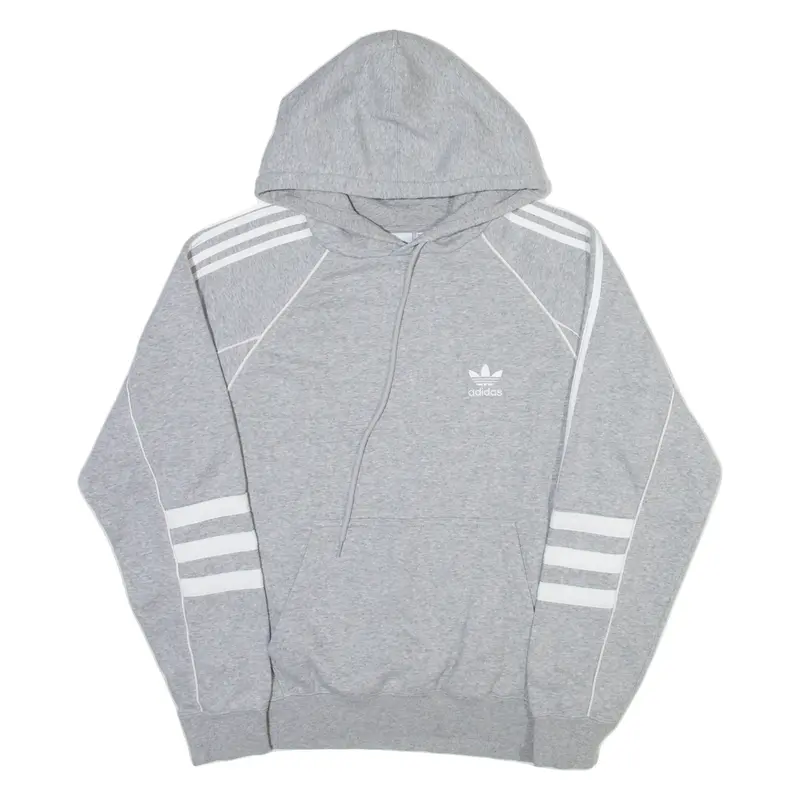 ADIDAS ORIGINALS Mens Grey Hoodie S