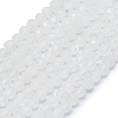 Natural Rainbow Moonstone Beads Strands