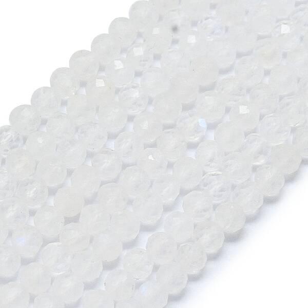 Natural Rainbow Moonstone Beads Strands