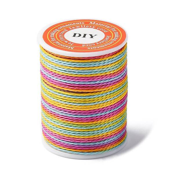 Segment Dyed Twisted Waxed Polyester Cord