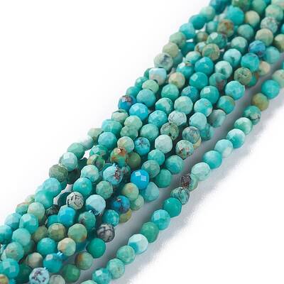 Natural HuBei Turquoise Beads Strands