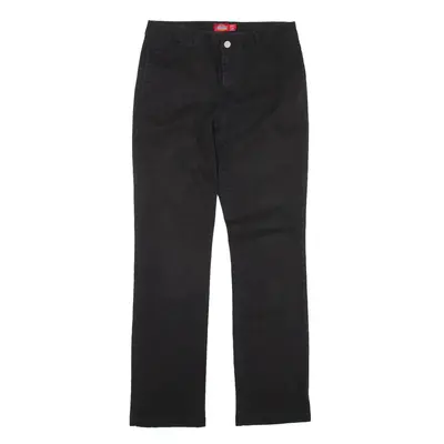 DICKIES Trousers Black Slim Straight Womens W28 L30